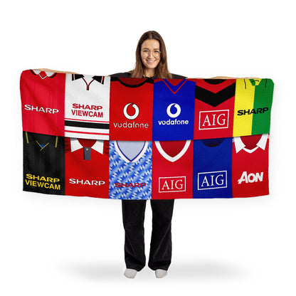 Manchester Red - Kit Montage - Beach Towel - 150cm x 75cm