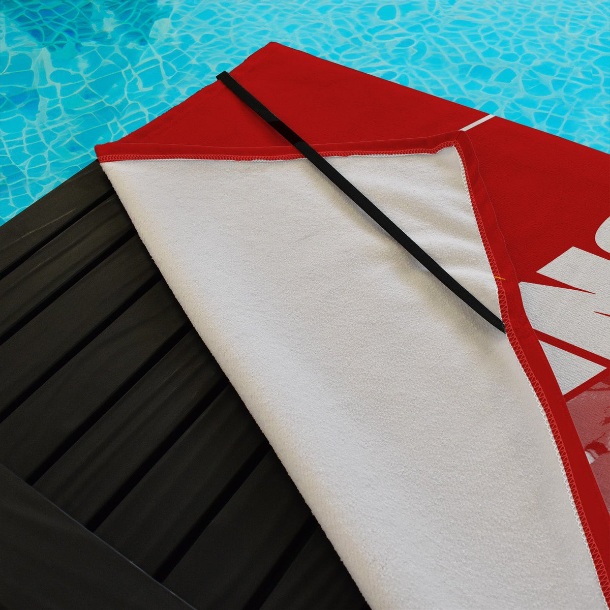 Manchester Red - Player Montage - Sunbed Towel