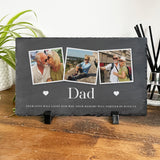 Personalised Photo Slate With Stand 30 x 20cm
