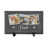 Personalised Photo Slate With Stand 30 x 20cm