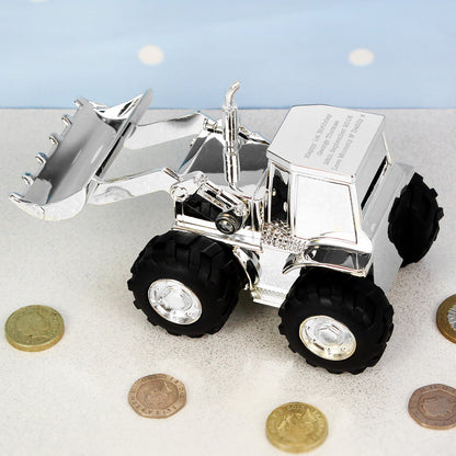 Personalised Digger Money Box