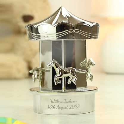 Personalised Carousel Money Box