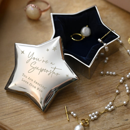 Personalised Youre a Superstar Trinket Box
