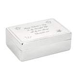Personalised Butterfly Rectangular Jewellery Box