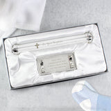 Personalised Baptism Silver Plated Certificate Holder
