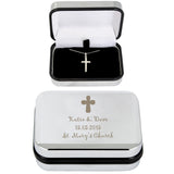 Personalised Cross Necklace and Box