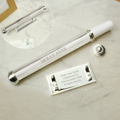 Personalised Free Text Silver Plated Certificate Holder