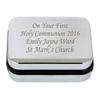 Personalised Box with Cross Necklace