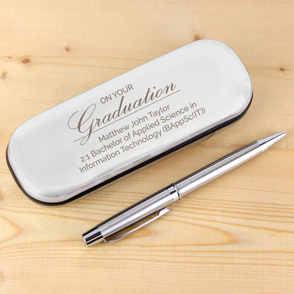 Personalised Graduation Pen and Box Set