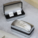 Personalised Father of the Groom Wedding Cufflinks and Box Set