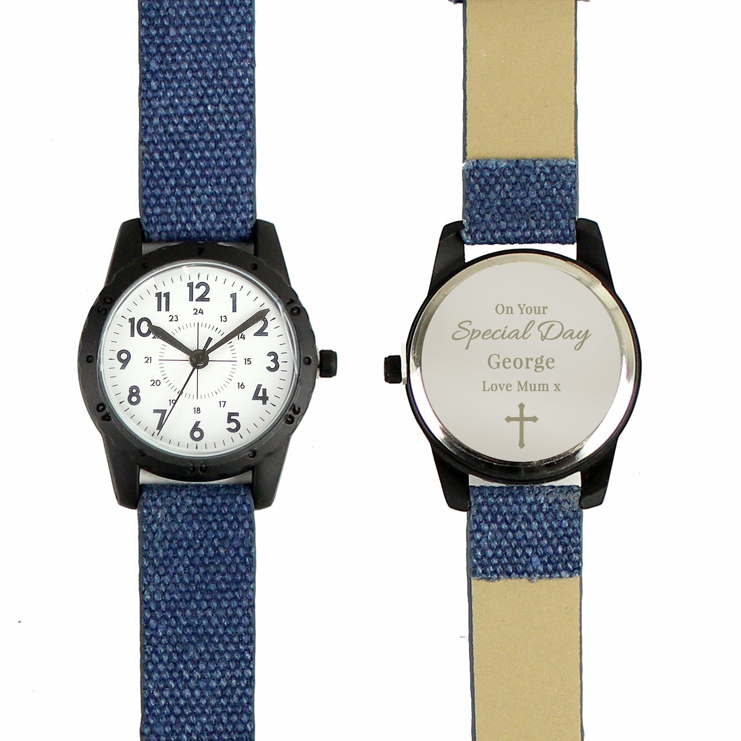 Personalised Religious Blue Watch