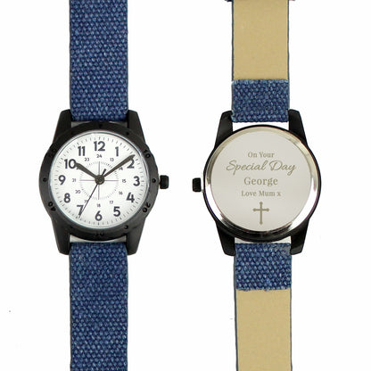 Personalised Religious Blue Watch