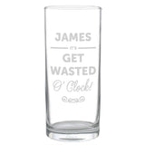 Personalised Its...OClock Hi Ball Glass
