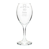 Personalised Birthday Craft Wine Glass