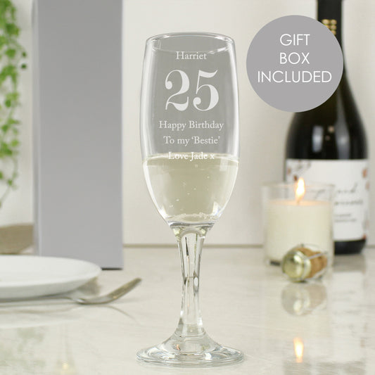 Personalised Birthday Big Age Flute