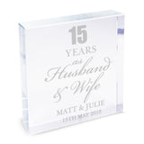 Personalised Anniversary Crystal Token