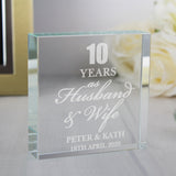 Personalised Anniversary Crystal Token