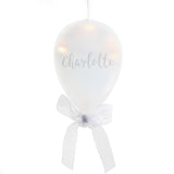 Personalised Message LED Hanging Glass Balloon