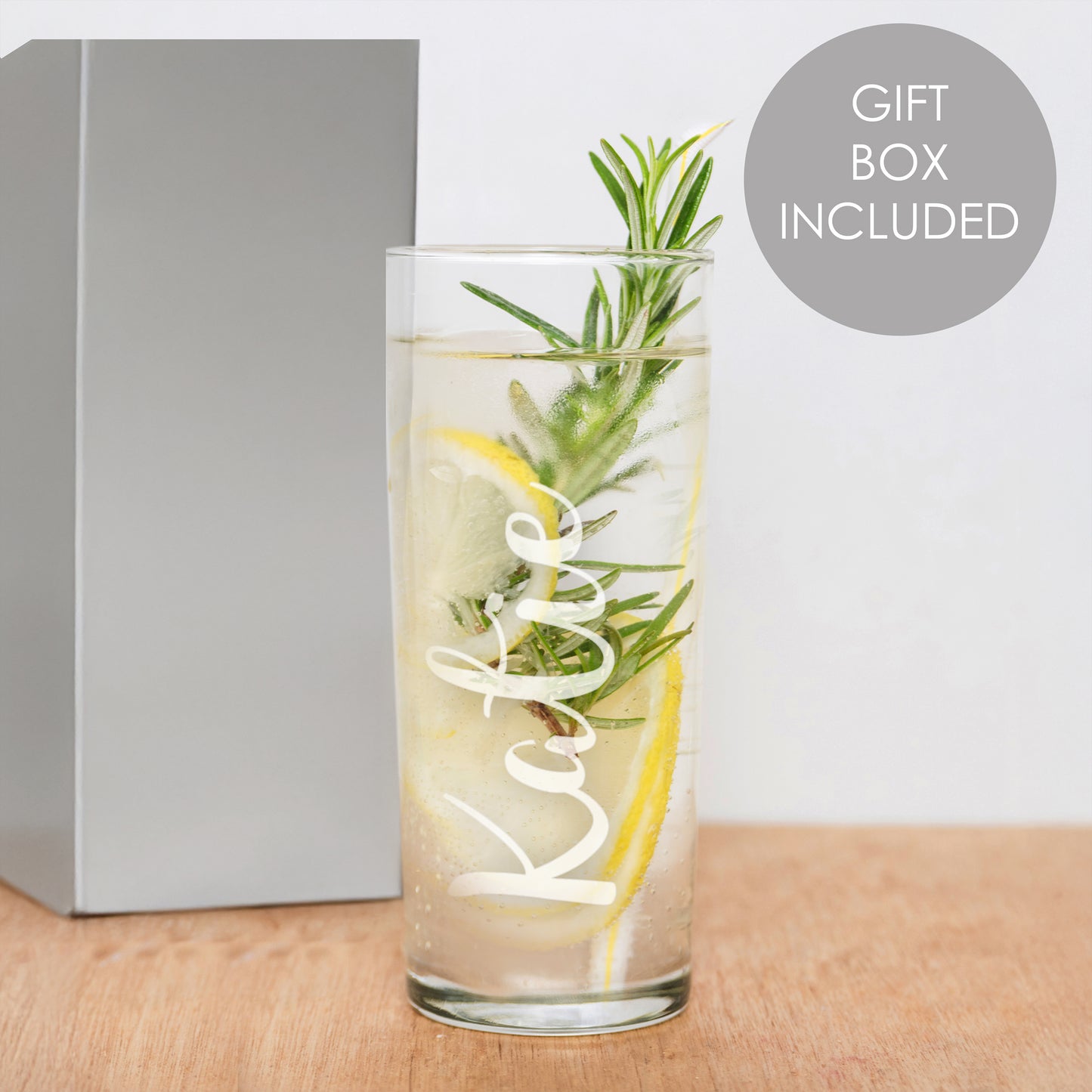 Personalised Name Only Engraved Hi Ball Glass