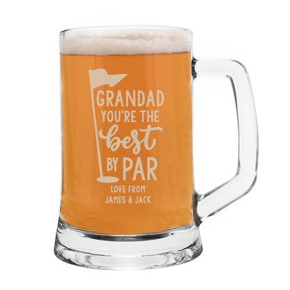 Personalised Best By Par Tankard
