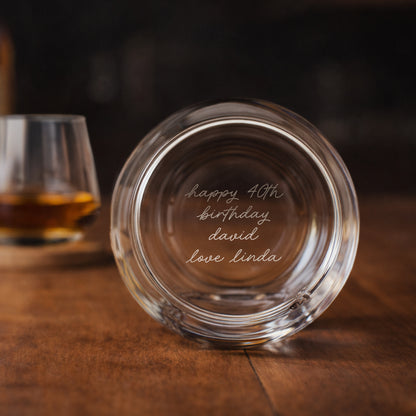 Personalised Base Engraved Secret Message Tumbler