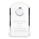Personalised Crystal Clock