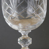 Personalised Cut Crystal Wine Glass