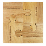 Personalised Message Jigsaw Coasters