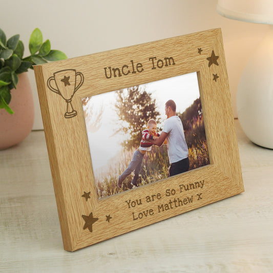 Personalised Simply The Best 6x4 Landscape Wooden Photo Frame