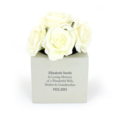 Personalised Memorial Vase