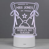 Personalised Trophy LED Colour Changing Night Light