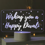 Personalised Polka-dot Message LED Colour Changing Night Light