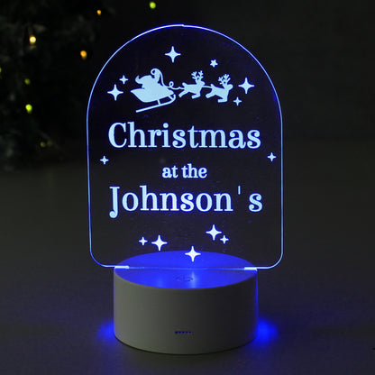 Personalised Free Text Christmas LED Light