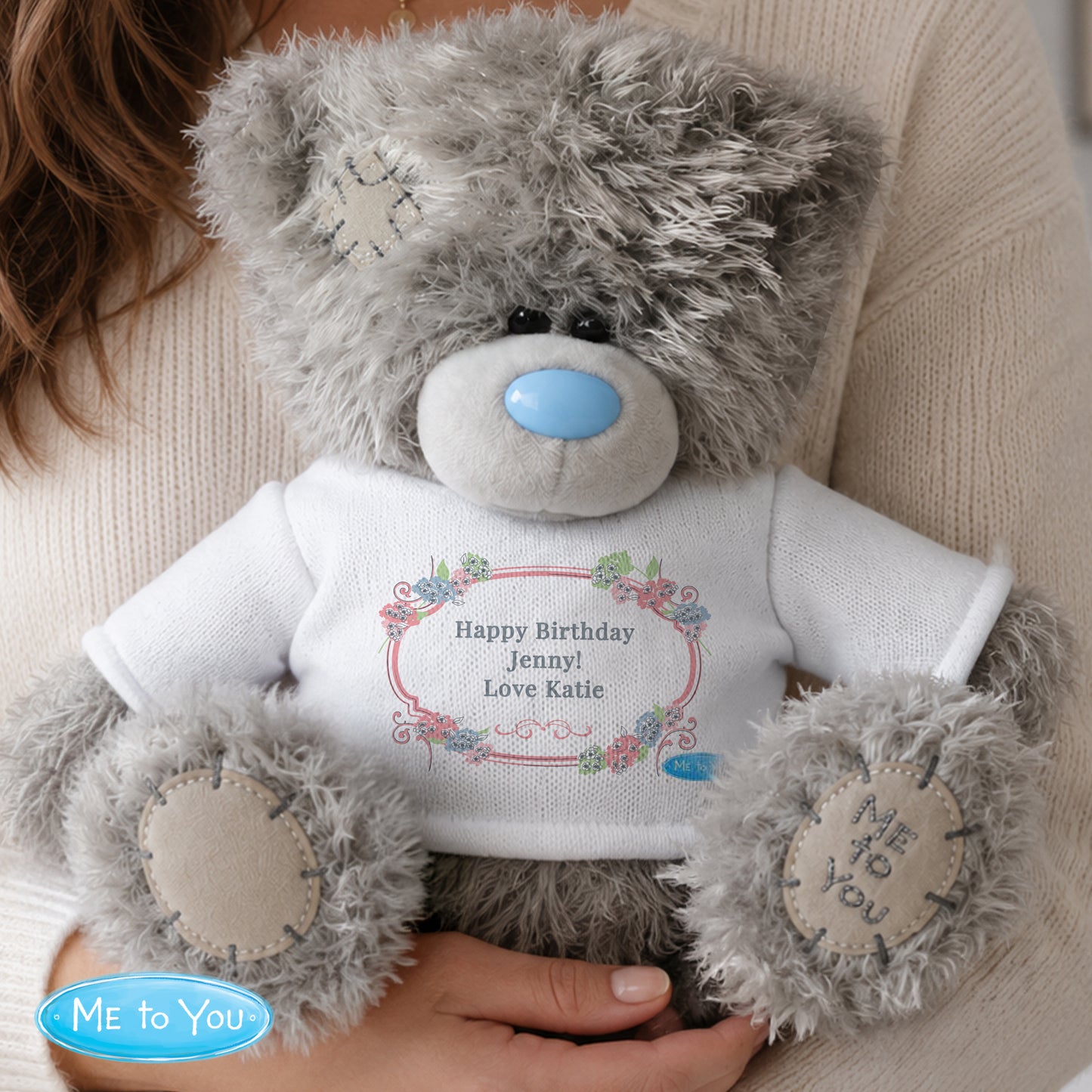 Personalised Me To You Bear Floral