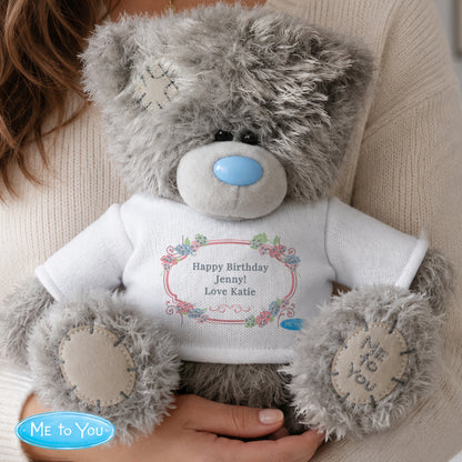 Personalised Me To You Bear Floral