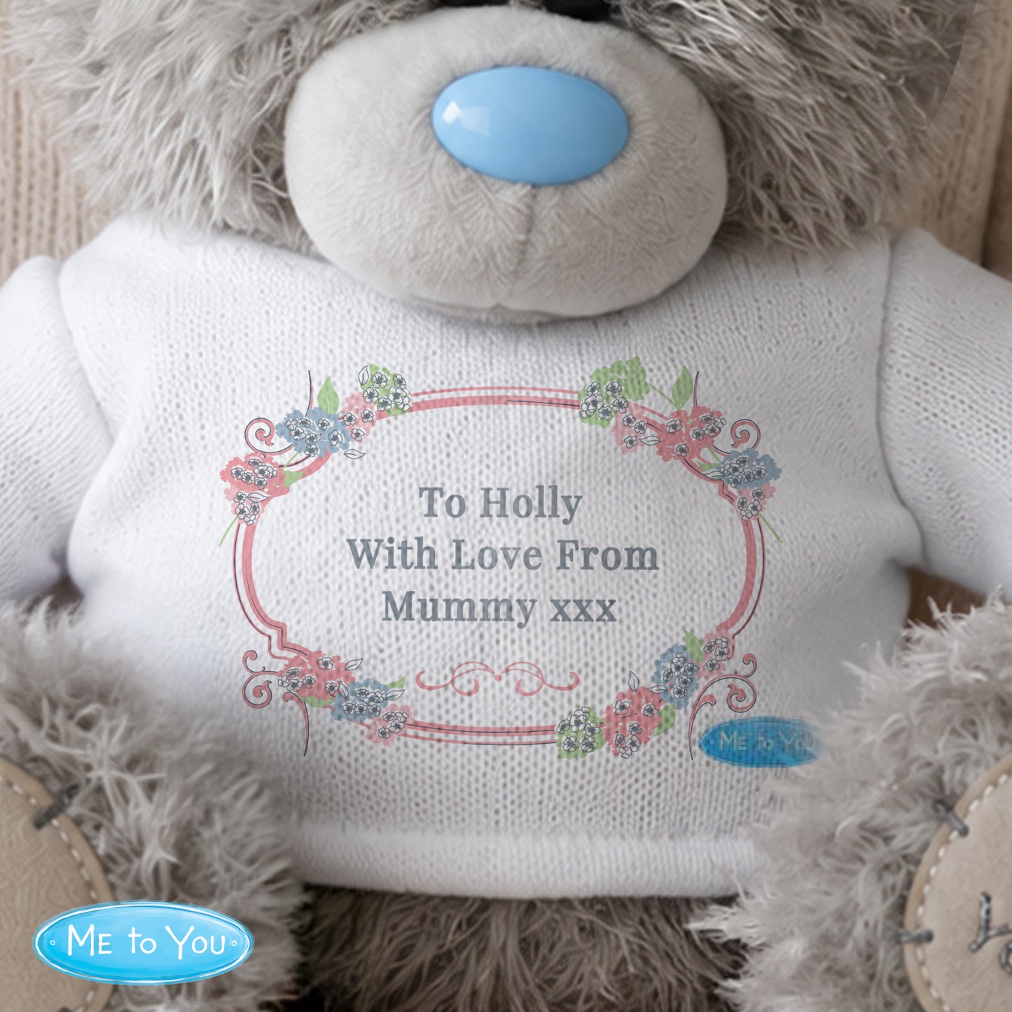 Personalised Me To You Bear Floral