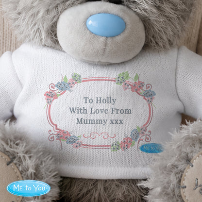Personalised Me To You Bear Floral