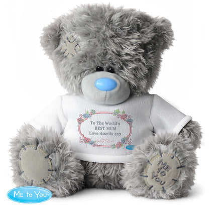 Personalised Me To You Bear Floral
