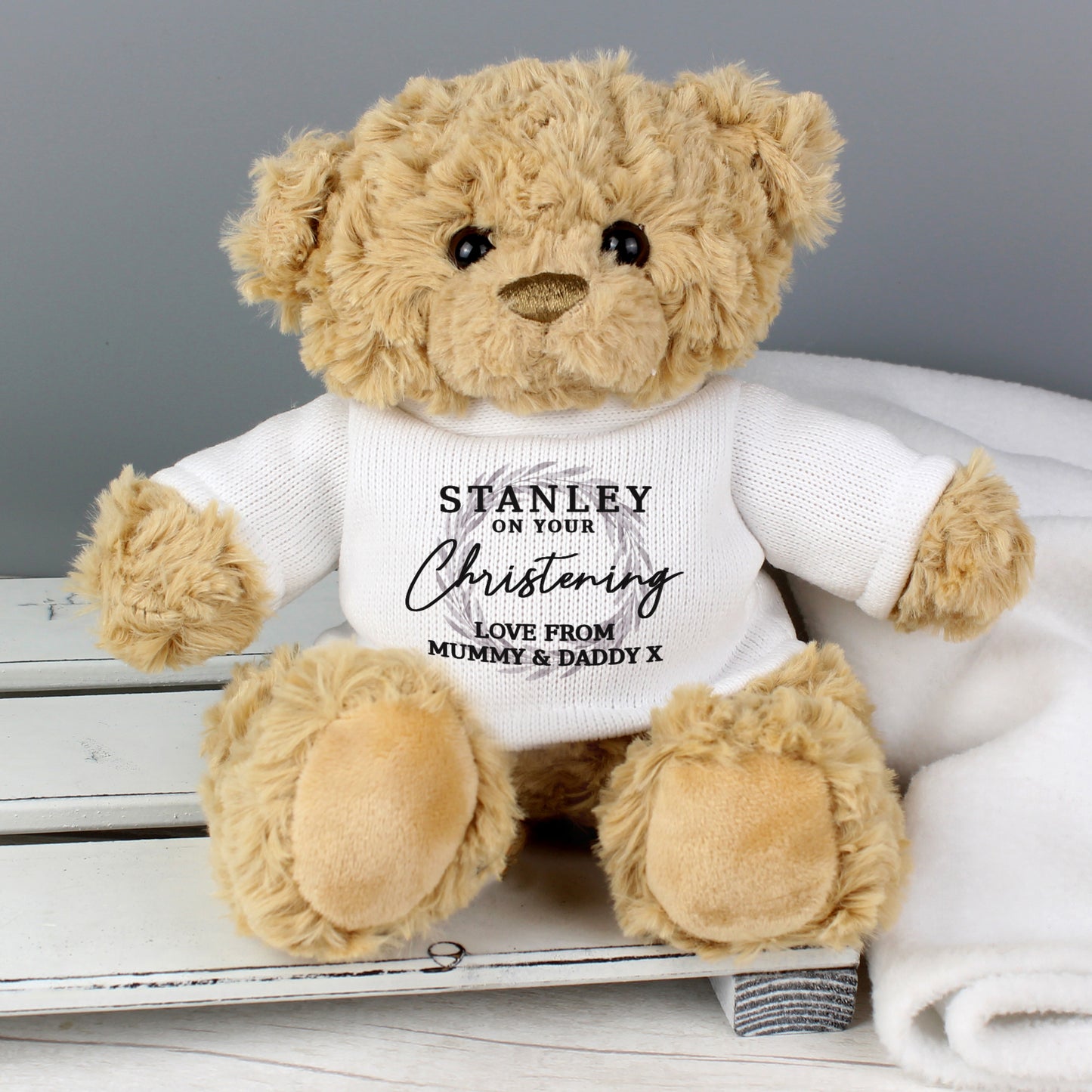 Personalised Truly Blessed Teddy Bear