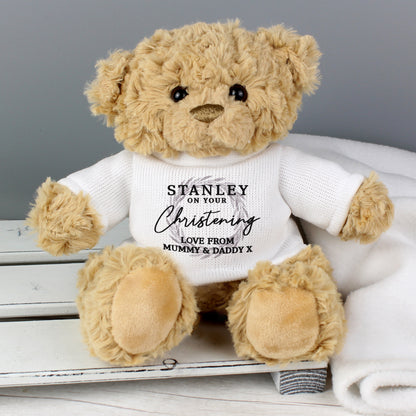 Personalised Truly Blessed Teddy Bear