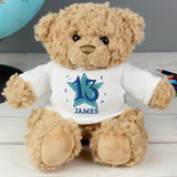 Personalised Blue Big Age Teddy Bear