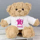 Personalised Pink Big Age Teddy Bear