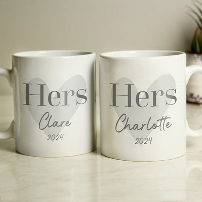 Personalised Couples Mug Set