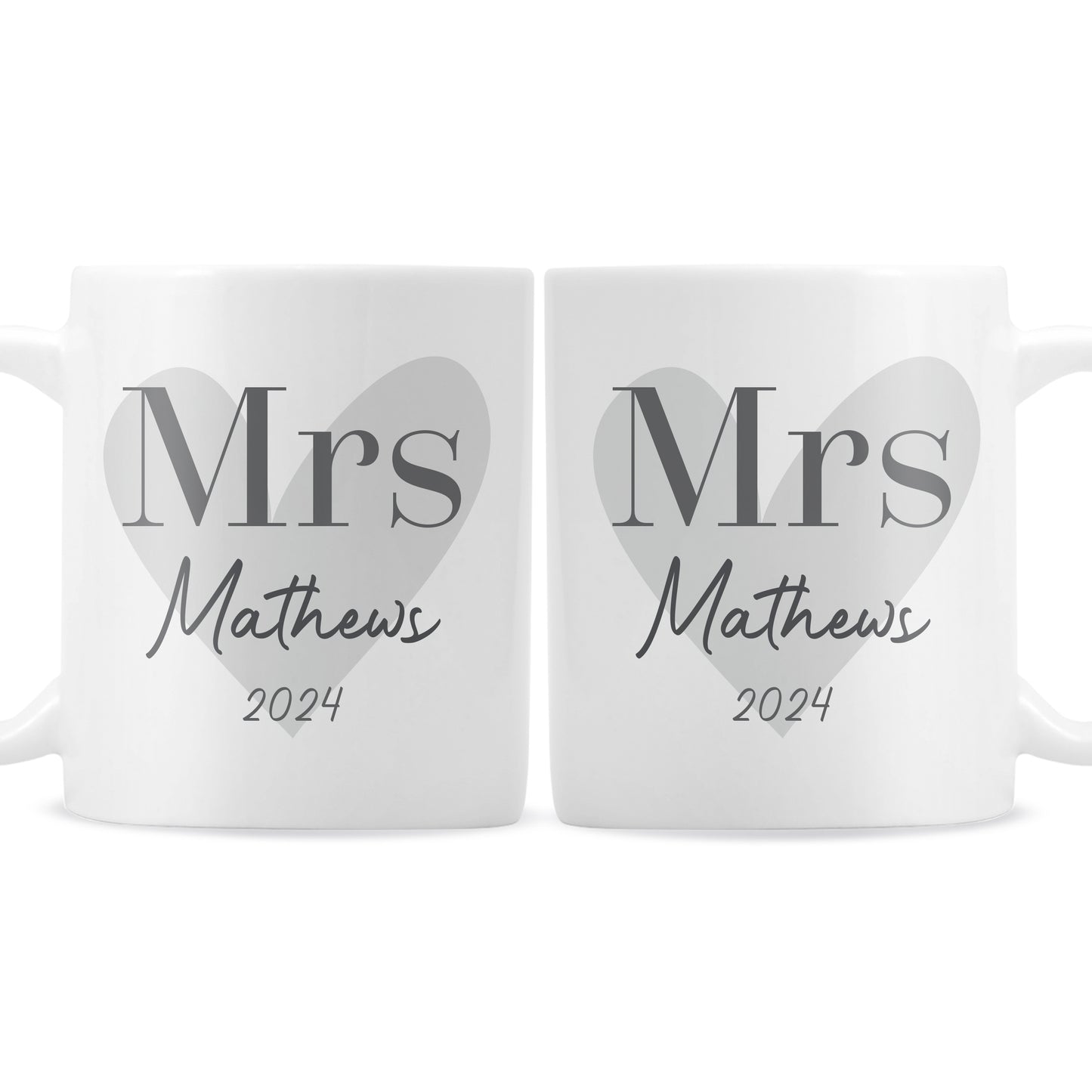 Personalised Couples Mug Set