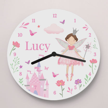 Personalised Fairy Princess Clock