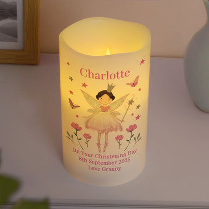 Personalised Fairy Princess Night Light LED Candle