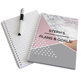 Personalised Geometric A5 Notebook