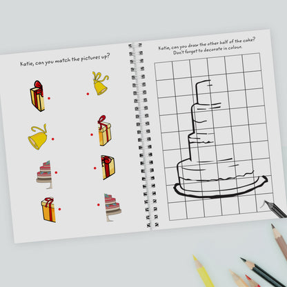 Personalised A5 Wedding Activity & Colouring Book