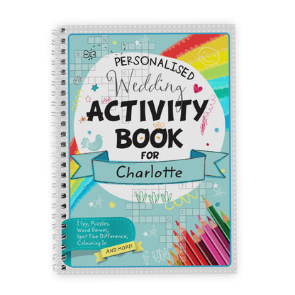 Personalised A5 Wedding Activity & Colouring Book