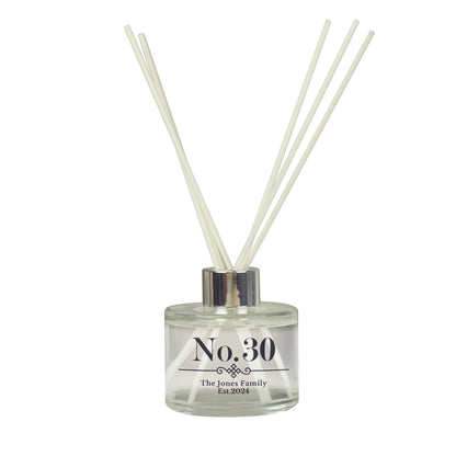 Personalised Elegant Diamond Reed Diffuser